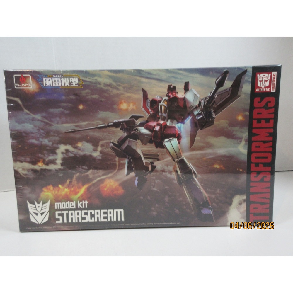 Flame Toys Furai Model Transformers Starscream Model Kit Action Figure New